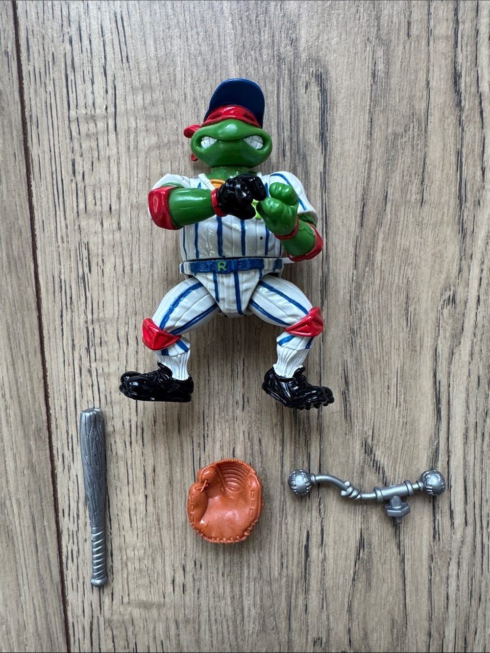 Vintage TMNT Action Figure Toy Grand Slammin’ Ralph Teenage Mutant Ninja Turtles